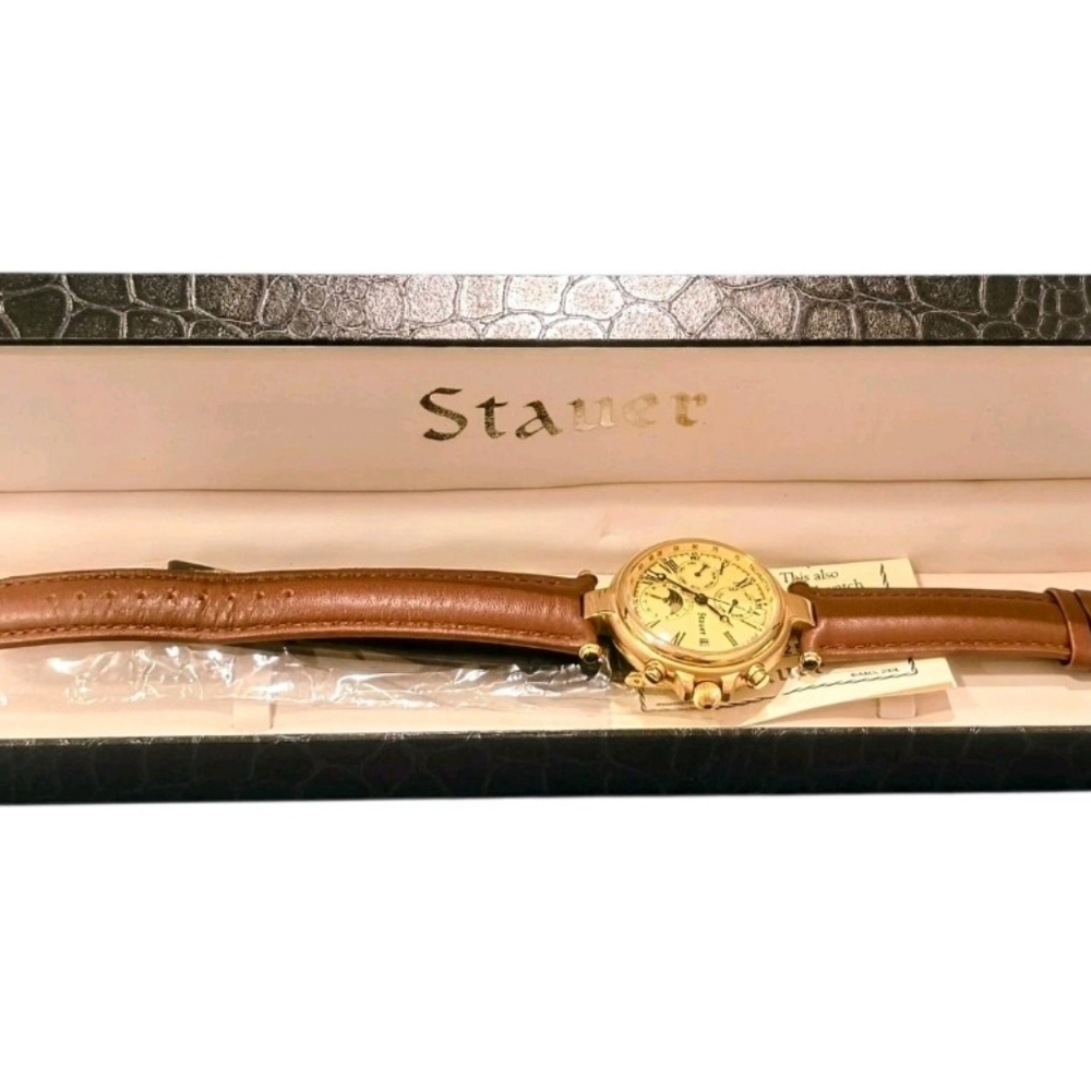 Stauer Tachymeter Silver Chronograph Limited Edit… - image 3